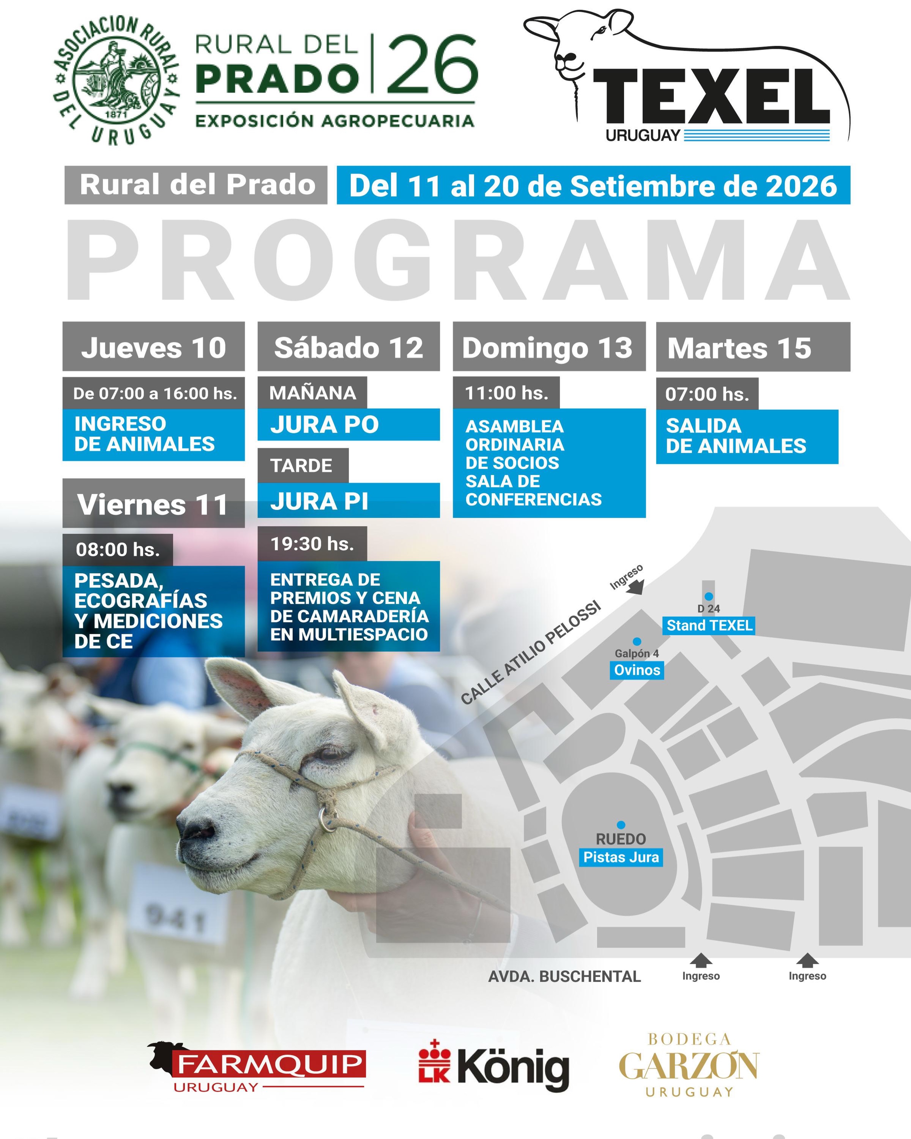 Expo Prado 2026 de 11 a 20 de septiembre
